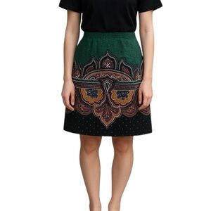 Edme & Esyllte Anthropologie Women Boho Paisley Pencil Skirt Size 2